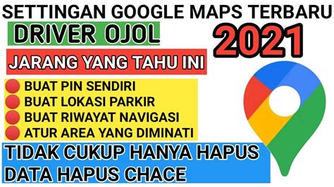 Cara Setting Google Maps Untuk Gojek